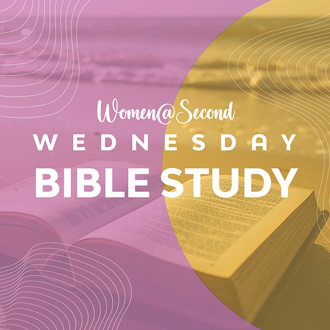 Women@Second Bible Study
Wednesdays, 9:15 AM, Room 356
Come and join us as we studys the Book of Isaiah using material from the Life Change Bible Study series.
